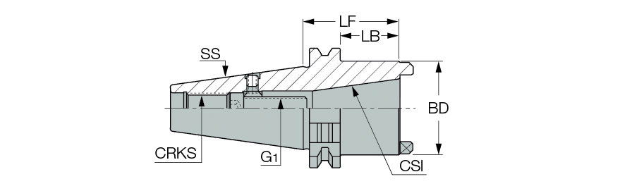 DIN69871 50 AD BT/SK 40
